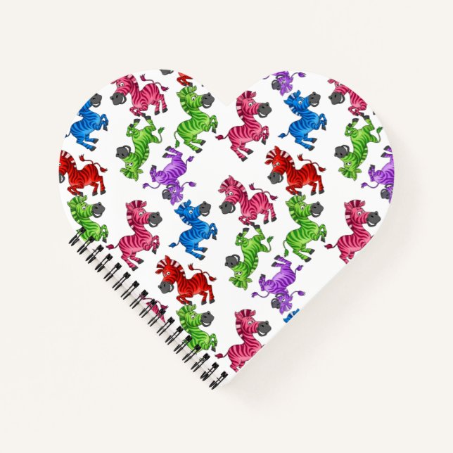 Dreamy Zebra World Notizbuch (Vorderseite)