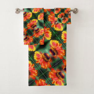 Dreamy Zinnia Flower Motif