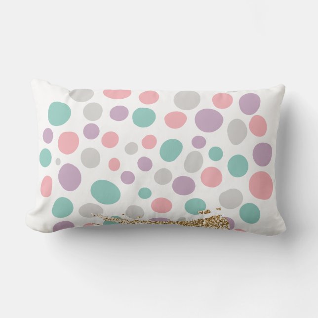 'DreamyPastels' Lendenkissen (Vorderseite)