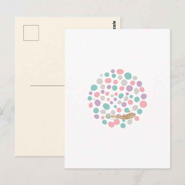 'DreamyPastels' Postkarte (Vorne/Hinten)