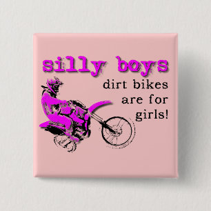 Dreckige Jungen Dirt Bike Motocross Knopf Abzeiche Button