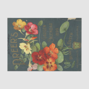 Dreer's Garden Kalender 1899 Vintager Saatkatalog Seidenpapier