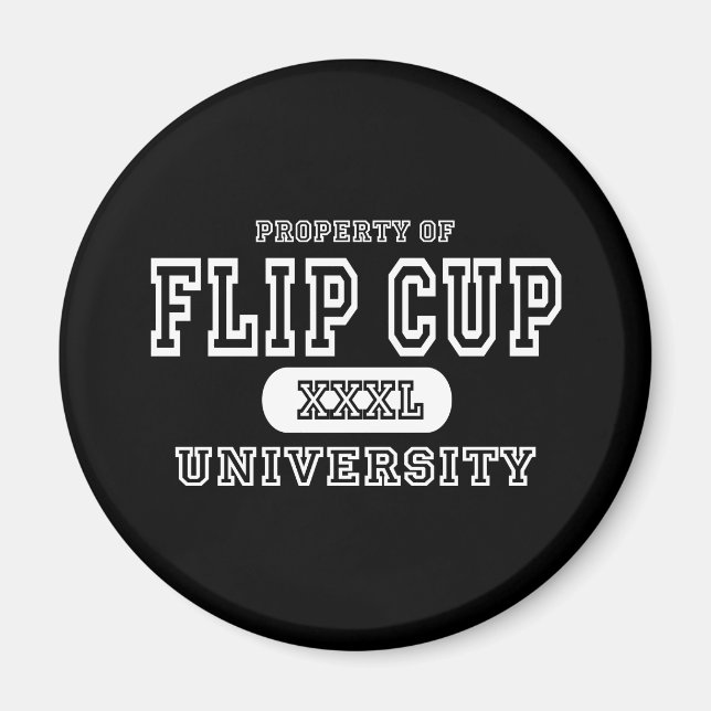 Dreh Cup Dunkel Magnet (Vorne)