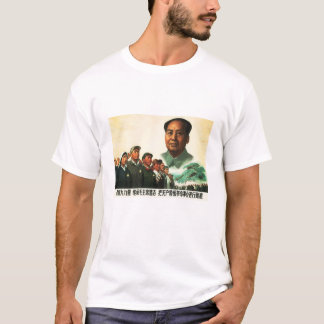 Dreh den Trauer in Kraft! Chinesische KPC-Propagan T-Shirt
