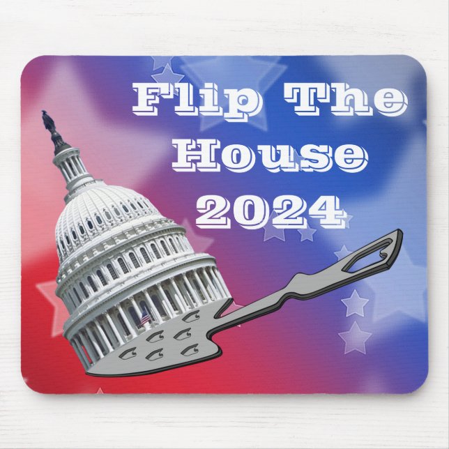 Dreh der Abstimmung im Plenum Blue 2024 Mousepad (Vorne)