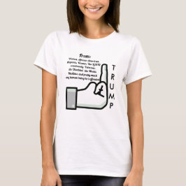 Dreh des Vogel- und Donald Trump-Shirts T-Shirt