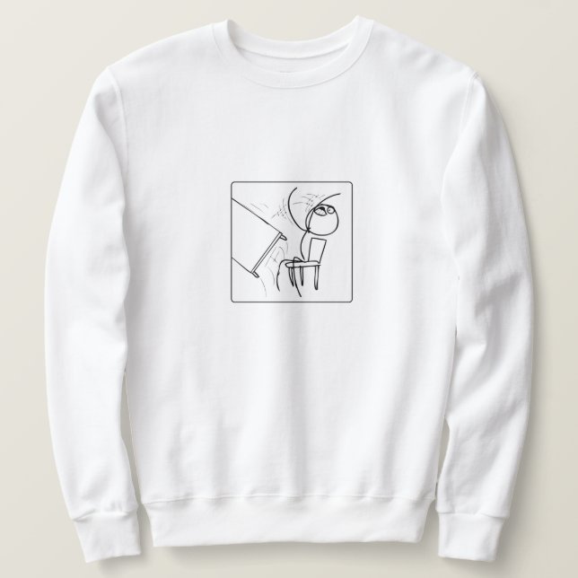 Dreh einer Tabellenstruktur Sweatshirt (Design vorne)
