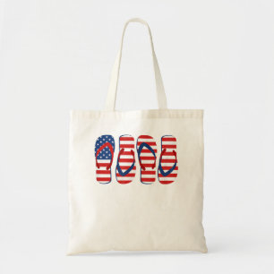 Dreh Flop American Flag 4. Juli USA Independence D Tragetasche