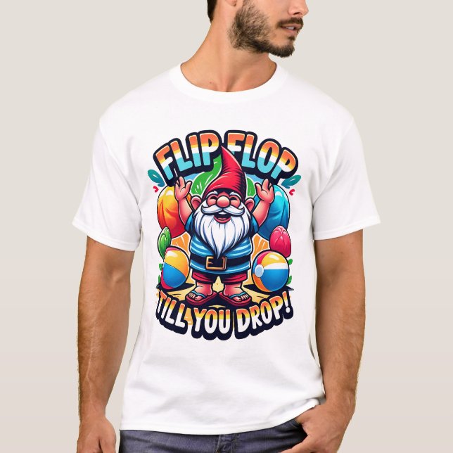Dreh Flop bis zum T - Shirt (Vorderseite)