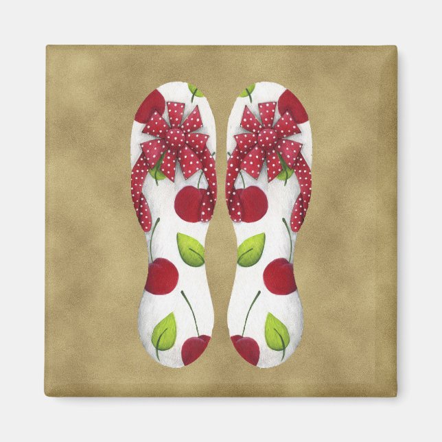 Dreh Flop Cherries Magnet (Vorne)