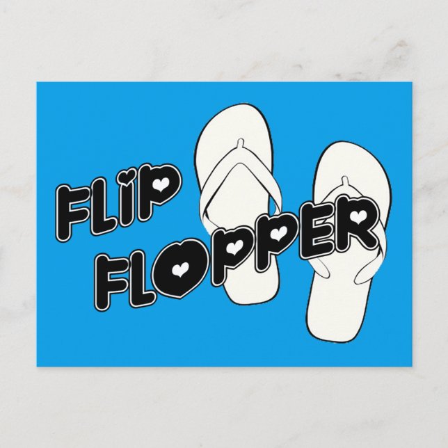 Dreh Flopper Postkarte (Vorderseite)