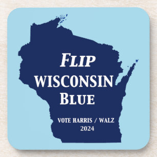 Dreh Wisconsin Blue im Jahr 2024 Getränkeuntersetzer