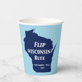 Dreh Wisconsin Blue im Jahr 2024 Pappbecher