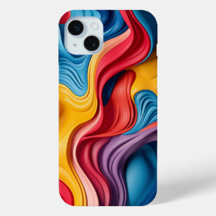 Drehbare 3D-Formen in Regenbogenfarben Case-Mate iPhone Hülle