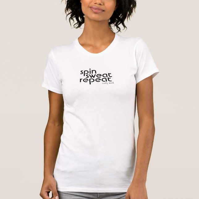 Drehbeschleunigung, Schweiß, Wiederholung T-Shirt (Vorderseite)
