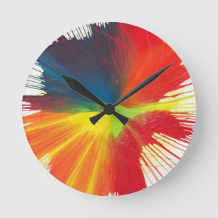 Drehbeschleunigungs-Kunstuhr Runde Wanduhr