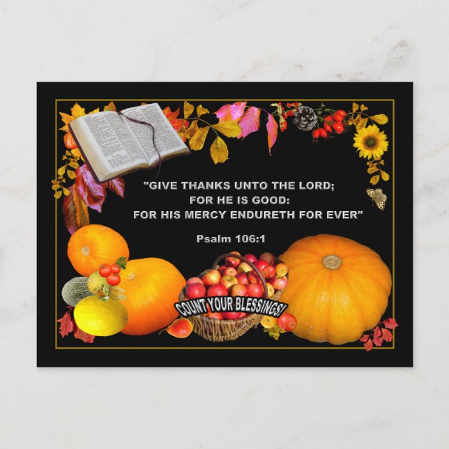 Drehbuch dank POSTCARD Feiertagspostkarte (Vorderseite)