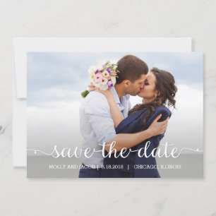 Drehbuch-Hochzeit speichern Sie die Datumskarte Save The Date