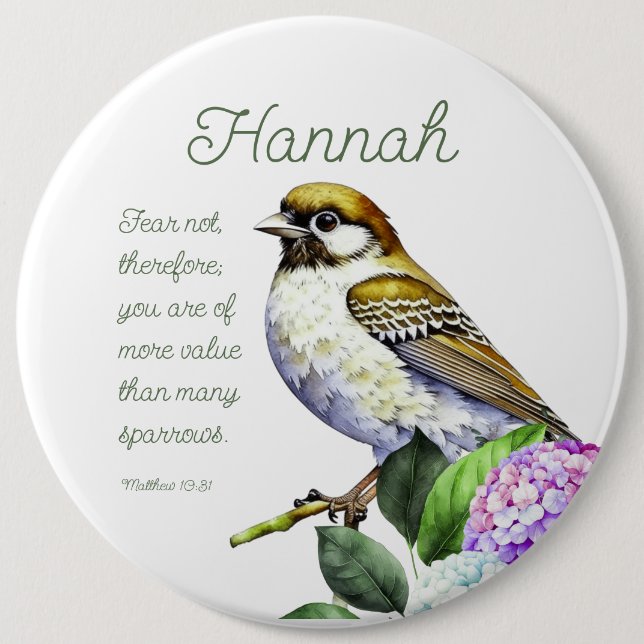 Drehbuch Matthew 10:31 Button (Vorderseite)