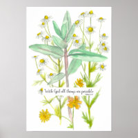 Drehbuch Matthew 19:26 Bibelverse Chamomile