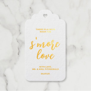 Drehbuch S'more Liebe Echt Gold geschweift Geschenkanhänger