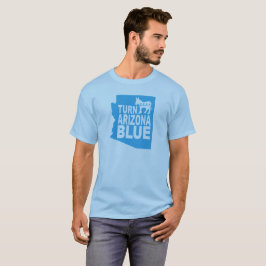 Drehen Sie blauen progressiven Staat Arizonas T - T-Shirt