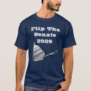 Drehen Sie die Senatsabstimmung 2026 blau T-Shirt