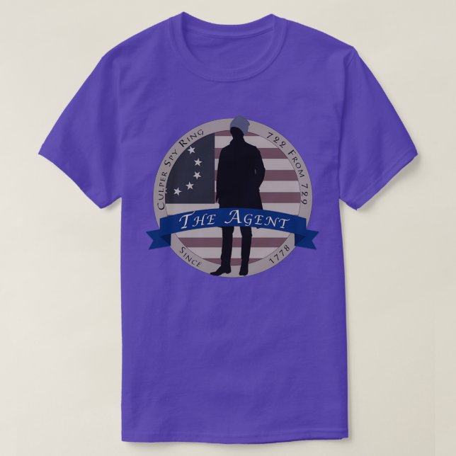 Drehen Sie die Waschtonspionage 722 Der Agent T-Shirt (Design vorne)