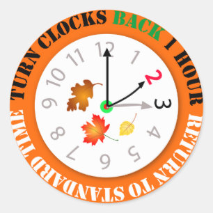 Drehen Sie eine Uhr-hintere 1 Runder Aufkleber