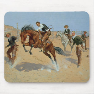 Drehen Sie ihn lose, Bill, c.1893 (Öl auf Mousepad