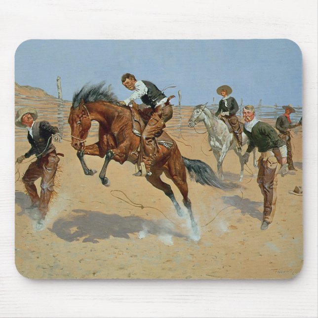Drehen Sie ihn lose, Bill, c.1893 (Öl auf Mousepad (Vorne)