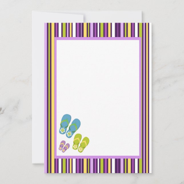 Drehen Sie Reinfall einladen um Einladung (Vorderseite)