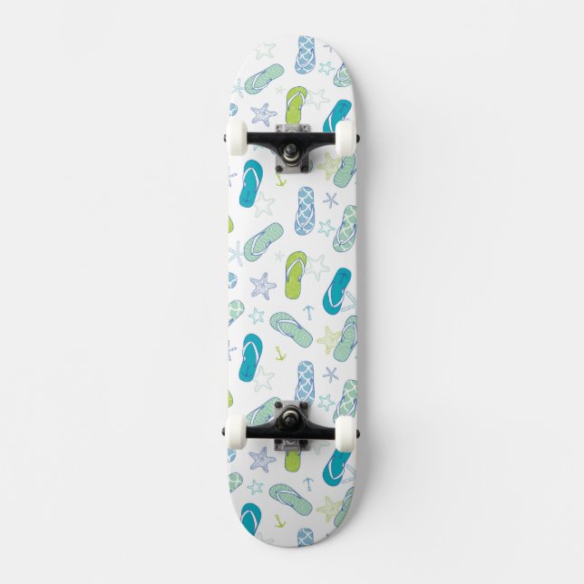 Drehen Sie Reinfall-Muster um Skateboard (Vorderseite)