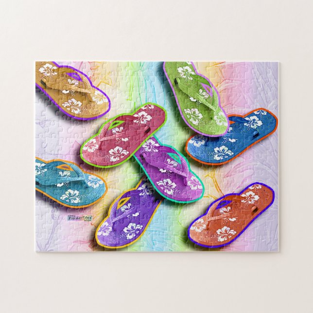 Drehen Sie Reinfall-Puzzlespiel um (Horizontal)