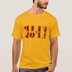 Drehen Sie Reinfall um T-Shirt
