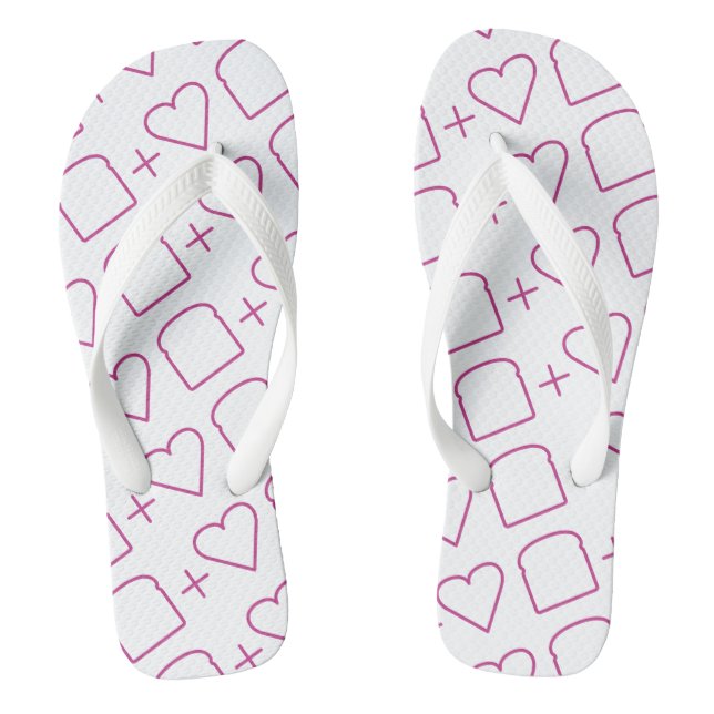 Drehen Sie Reinfälle um Flip Flops (Fußbett)