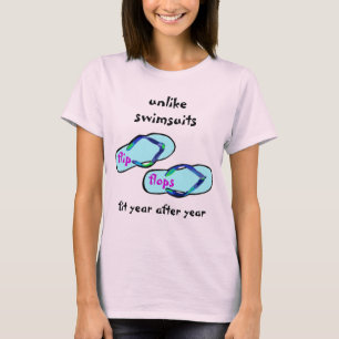Drehen Sie Reinfälle um T-Shirt