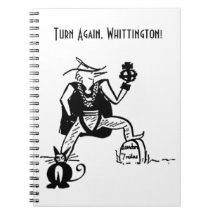Drehen Sie sich wieder, Whittington Notizblock