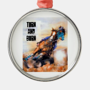 Drehen Sie und brennen Sie Baby! Ornament Aus Metall
