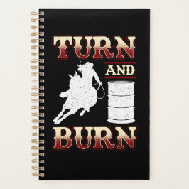 Drehen und Brennen von Barrel Racing Planer