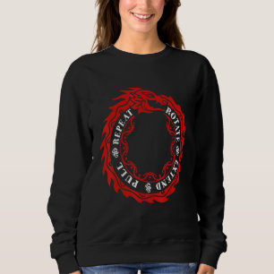 Drehen Verlängern Ziehen Wiederholen Cool Dragon C Sweatshirt