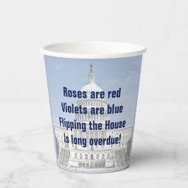 Drehend Repräsentantenhaus Pappbecher