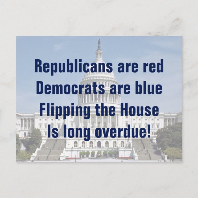 Drehend Repräsentantenhaus Postkarte (Vorderseite)