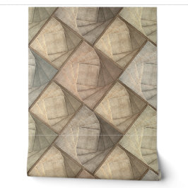 Drehendes geometrisches Quadrat in Harmonie Tapete