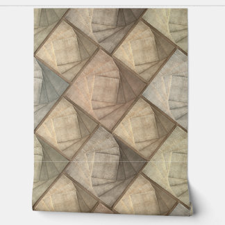 Drehendes geometrisches Quadrat in Harmonie Tapete