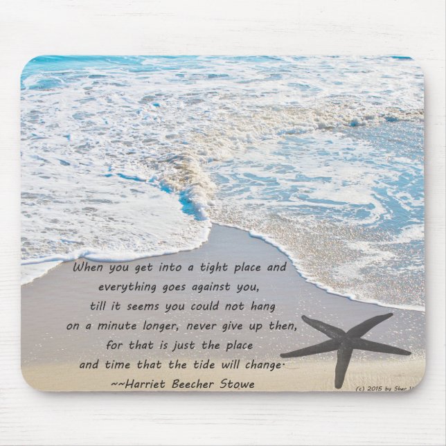 DrehenGezeiten-Mausunterlage Mousepad (Vorne)