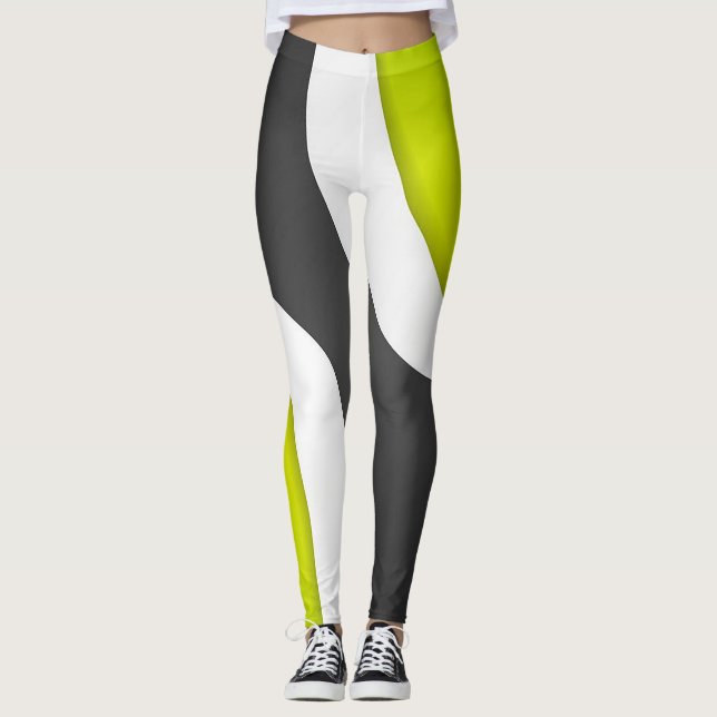 Drehfarbige Leggings (Vorderseite)