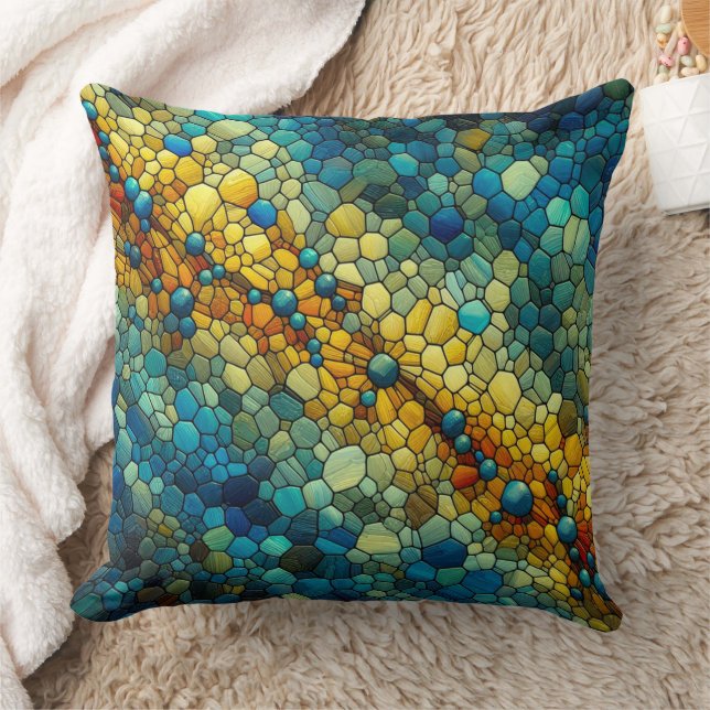 Drehkissen mit Kunstwerk 55 - Embossed Artwork. Kissen (Decke)
