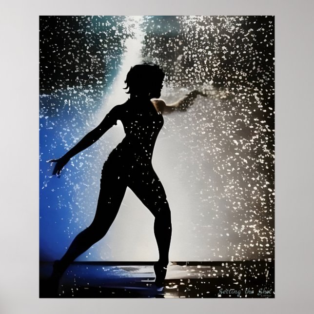 Dreht - AI Fantasy Digital Art Print Poster (Vorne)