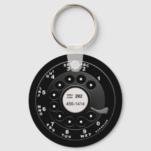 Drehtelefon-Skala Schlüsselanhänger